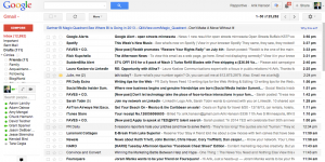 gmail few mails are not showing in my inbox