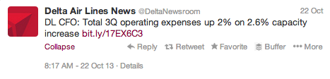 Delta News earnings